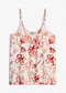 creme/rot floral