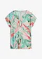vert/rouge floral