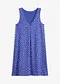 bleu saphir pois &eacute;cru