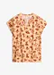 papaye/rouge cannelle floral