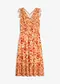 beige/orange floral-paisley