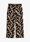 noir/camel mat imprim&eacute;