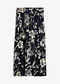 dunkelblau/kieselbeige floral