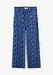 bleu cobalt imprim&eacute;
