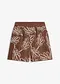 marron/blanc floral