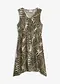 olive fonc&eacute;/beige floral