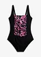 schwarz/pink paisley