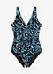schwarz/blau paisley