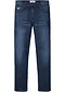 bleu fonc&eacute; denim