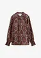 marron chocolat paisley