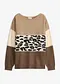 braun/taupe/creme leo