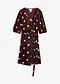 aubergine pois rose