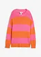 pink/orange gestreift