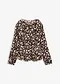 marron fonc&eacute;/beige galet imprim&eacute;