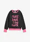 anthracite chin&eacute;/rose fluo imprim&eacute;