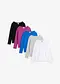 noir + bleu arctique + blanc + gris clair chin&eacute; + fuchsia fonc&eacute;
