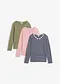 bleu fonc&eacute;/&eacute;cru + rose cendr&eacute; + olive