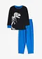 schwarz+blau bedruckt