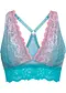 rose vif/bleu lagon