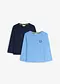 bleu moyen + bleu fonc&eacute;