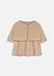 beige sable/marron clair imprim&eacute;