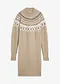 beige meliert norwegermuster