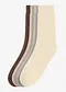 beige meliert + hellbeige meliert + hellbraun meliert + hellgrau meliert