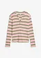 kieselbeige/oliv/rosa gestreift
