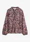 bleu fonc&eacute;/bois de rose paisley