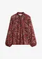 noir/rouge paisley