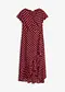 rouge rubis pois rose
