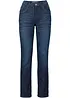 Jean droit taille haute, thermique, bonprix