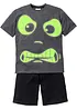 Pyjashort en coton à imprimé phosphorescent (ens. 2 pces), bonprix