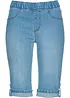 Bermuda en jean avec taille entièrement élastiquée, bonprix