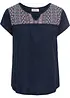 T-shirt coton forme trapèze imprimé, manches courtes, bonprix