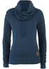 Pull à col roulé avec cordons, bonprix