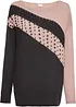 Pull long avec application, bonprix
