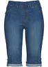 Bermuda en jean avec taille entièrement élastiquée, bonprix