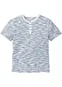 T-shirt à col Henley, 100% coton, bonprix
