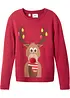 Feinstrickpullover mit Weihnachtsmotiv, bonprix