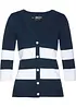 Gilet rayé en maille de coton, bonprix