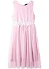 Robe midi avec empiècement dentelle, bonprix