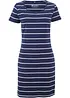 Robe en jersey extensible à manches courtes, bonprix