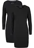 Robes en jersey coton extensible par lot de 2, bonprix