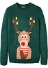 Pull avec motif de Noël, bonprix