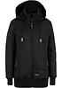 Outdoorjacke mit Lederimitat-Details, bonprix