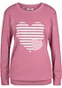 Baumwoll-Langarmshirt, bedruckt, bonprix