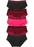 Lot de 5 shorties coton, bonprix