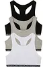 Bustier mit weicher Baumwolle (3er Pack), bonprix