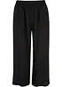 Pantalon 3/4 en viscose avec taille élastiquée, bonprix